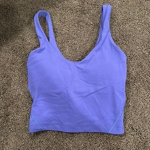 purple align tank lululemon size 0
